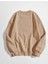 Kadın Vizon Önü Los Angeles Baskılı Oversize Sweatshirt 2