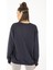 Kadın Lacivert Michigan Baskılı Oversize Sweatshirt 4
