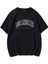 Unisex Siyah T-Shirt Los Angeles Baskılı Oversize Tişört 1