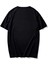 Erkek Siyah T-Shirt New York Kırmızı Baskılı Oversize Tişört 2