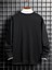 Erkek Parıs Baskılı Siyah Oversize Sweatshirt 2