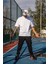 Erkek Beyaz Oversize T-Shirt 3