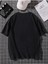 Erkek Siyah Oversize T-Shirt Ayı Baskılı 2