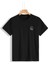 Erkek Siyah Oversize T-Shirt Chill Baskılı 1