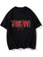 Erkek Siyah T-Shirt Tokyo Japan Baskılı Oversize Tişört 1