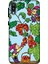 Samsung Galaxy M10 Kılıf Çiçek Yapraklar Baskılı Desenli Zipax A++ Silikon - 8573 1