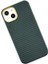 iPhone 13 Kılıf Hibrit Karbon Silikon - Yeşil 2