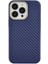 iPhone 13 Pro Max Kılıf Hibrit Karbon Silikon - Mavi 1