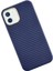 iPhone 12 Kılıf Hibrit Karbon Silikon - Mavi 2