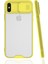 iPhone x Kılıf Platin Kamera Koruma Silikon - Sarı 1