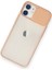 iPhone 12 Mini Kılıf Palm Buzlu Kamera Sürgülü Silikon - Pembe 3