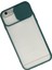 iPhone 6 Kılıf Palm Buzlu Kamera Sürgülü Silikon - Yeşil 2