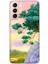 Samsung Galaxy S21 Kılıf Baskılı Ağaç Desenli Zipax A++ Silikon - 8582 1