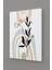 Gift Pack Tropikal Soyut Çiçekler Modern Minimal Kanvas Tablosu 3'lü Canvas Tablo Seti 2
