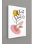 Gift Pack Tropikal Soyut Çiçekler Modern Minimal Kanvas Tablosu 3'lü Canvas Tablo Seti I 3