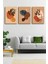 Gift Pack Tropikal Soyut Yapraklar Modern Minimal Kanvas Tablosu 3'lü Canvas Tablo Seti 1