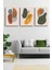 Gift Pack Tropikal Soyut Yapraklar Modern Minimal Kanvas Tablosu 3'lü Canvas Tablo Seti 1