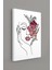 Gift Pack Çiçekli Kadın Modern Minimal Kanvas Tablosu 3'lü Canvas Tablo Seti 3