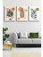 Soyut Modern Minimal Kanvas Tablosu 3'lü Canvas Tablo Seti 1