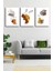 Gift Pack Tropikal Soyut Modern Minimal Kanvas Tablosu 3'lü Canvas Tablo Seti 1