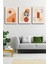 Soyut Modern Minimal Kanvas Tablosu 3'lü Canvas Tablo Seti 1