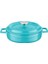 Döküm Demir Spring Çok Amaçlı Yayvan Tencere Trendy Kapak Mat Turkuaz (Ø) 24 cm 1
