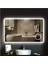 50X65 cm Makyaj Aynalı Dokunmatik Tuşlu Buğu Yapmayan Ledli Banyo Aynası 1