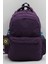 Su Geçirmez Kumaş Moden Mor Unisex Kadın Okul Sırt Çantası 2200 2