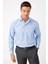 Erkek K.Mavi Regularfıt / Rahat Kalıp 7 Cm Klasik Gömlek 4