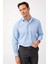 Erkek K.Mavi Regularfıt / Rahat Kalıp 7 Cm Klasik Gömlek 7