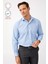 Erkek K.Mavi Regularfıt / Rahat Kalıp 7 Cm Klasik Gömlek 8