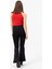Siyah Ispanyol Paça Pantalon 4