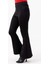Siyah Ispanyol Paça Pantalon 5
