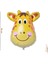 Safari Sevimli Hayvanlar Folyo Balon, 45 cm - Zürafa 2
