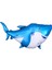 Köpek Balığı Folyo Balon - 90 cm x 50 cm 3