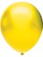 Balonevi, Metalik Sarı, 12'' Metalik Renk Baskı Balonu 100'LÜ Paket 1
