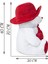 Pandamke Şapkalı ve Kalpli Peluş Ayıcık 4