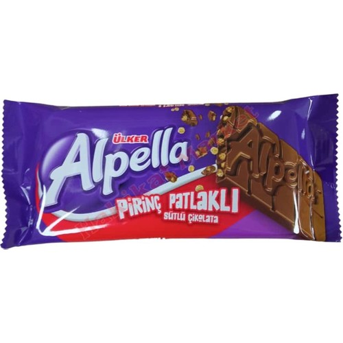 Ulker Cıkolata Alpella 65 Gr.pırınc Patlaklı Sutlu 01532-00 Fiyatı