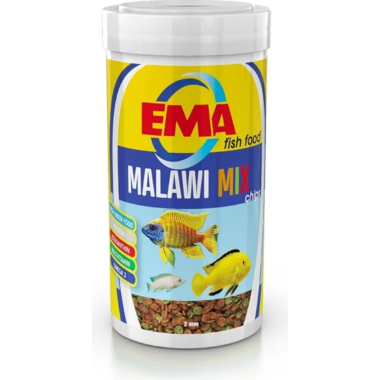 Ema Malawi Mix Cips Ciklet Balığı Yemi 250 ml