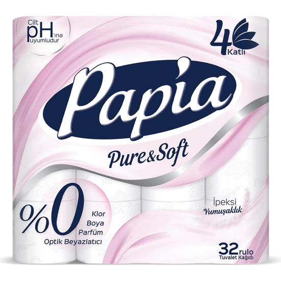 Papia 32 Li 4 Katlı Tuvalet Kağıdı