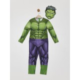 Marvel Hulk Lisanslı Kaslı Çocuk Kostüm 18855