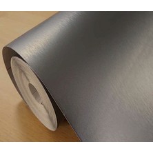 D-C-Fix 347-1207 Inox Koyu Gri Metalik Yapışkanlı Folyo (45CM x 1mt)