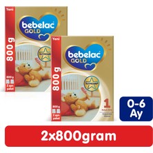 Bebelac Gold 1 Bebek Sütü 1600 gr (800 gr + 800 Gr) 0-6 Ay