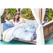 Özdilek Nevresim Takımı Ranforce Çift Kişilik Indigo Reeds