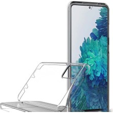Teknomoda Samsung Galaxy S20 Fe 360 Kılıf Şeffaf Ön Arka Korumalı Silikon