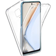 Teknomoda Xiaomi Redmi Note 9 Pro Kılıf 360 Şeffaf Ön Arka Silikon