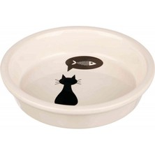 Trixie Kedi Seramik Mama ve Su Kabı 0,25LT. , 13CM