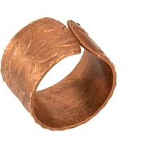 Zeynep Büyükbay Bakır Kalın Yüzük (Ayarlanabilir)