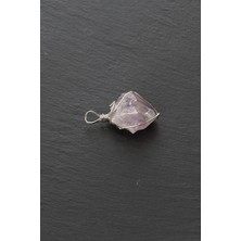 Zeynep Büyükbay Ametist Doğal Taş Kolye Ucu