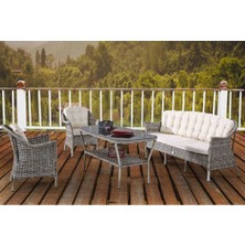Flexy Garden Ratsa Home Flexy Garden Orkide 3lü Oturma Grubu / 316